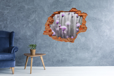 Fali matrica lyuk a falban Virágok metélőhagyma
