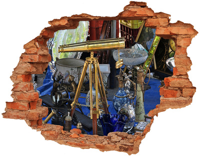 Fali matrica lyuk a falban Antikvitások egy rejtélyes boltban