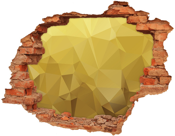 Fali matrica lyuk a falban Az arany repedés a falon