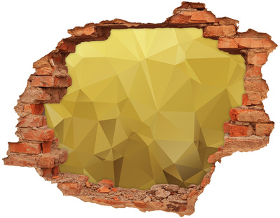 Fali matrica lyuk a falban Az arany repedés a falon