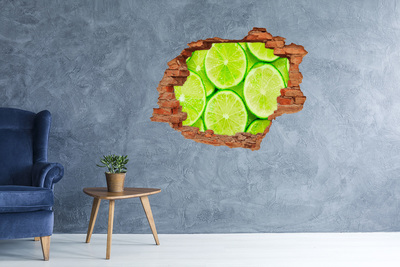 Fali matrica lyuk a falban Friss mész betonban