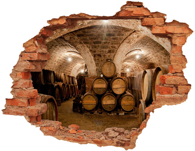 Fali matrica lyuk a falban Barrel a szőlőhegyen