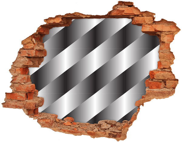 Fali matrica lyuk a falban Törött fal illúzió