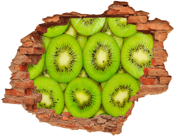 Fali matrica lyuk a falban Kiwi darabok a falban
