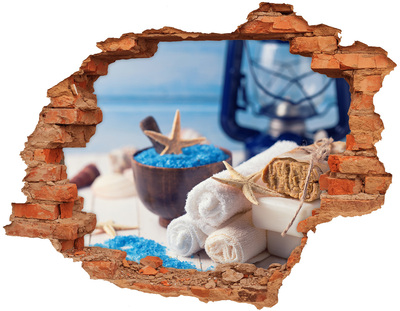 Fali matrica lyuk a falban Pihenjen a tengerparti gyógyfürdőben