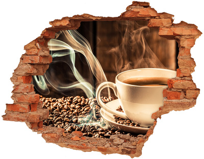 Fali matrica lyuk a falban Aromás kávé