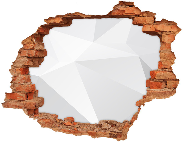 Fali matrica lyuk a falban Törött fal fényvisszaverődéssel