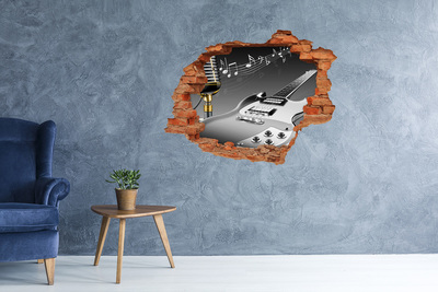 Fali matrica lyuk a falban Zenei lyuk a falban