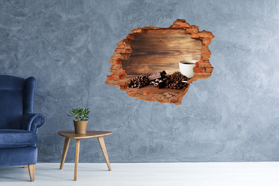 Fali matrica lyuk a falban Kávé sarok csokoládéval