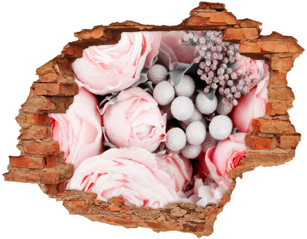 Fali matrica lyuk a falban Virágparadicsom a fal mögött