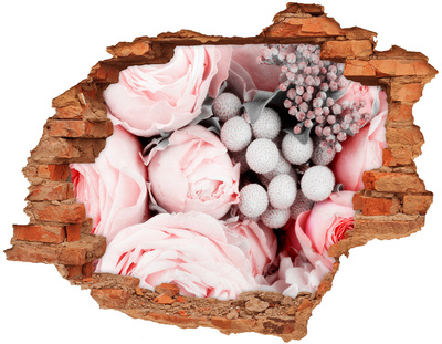 Fali matrica lyuk a falban Virágparadicsom a fal mögött