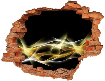 Fali matrica lyuk a falban Az arany repedés a falon