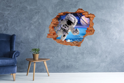 Fali matrica lyuk a falban Űrhajós
