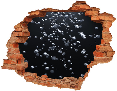 Fali matrica lyuk a falban 3d absztrakció