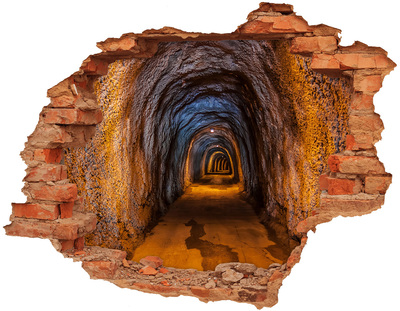 3d-s lyukat fali matrica Földalatti alagútban