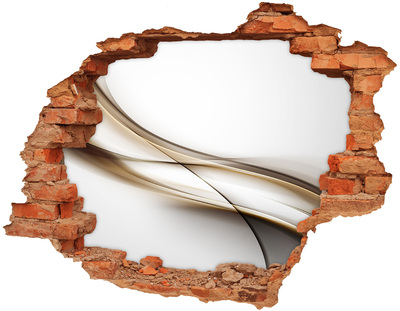 3d-s lyukat fali matrica Absztrakt tér a fal mögött