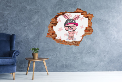 3d-s lyukat fali matrica Nyuszi kalapban