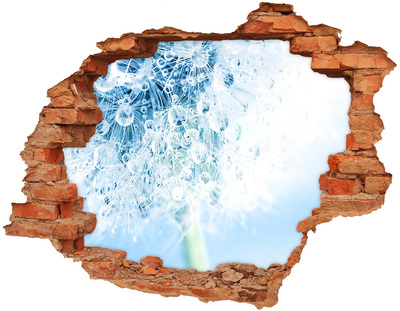 3d-s lyukat fali matrica Pitypangok kékben