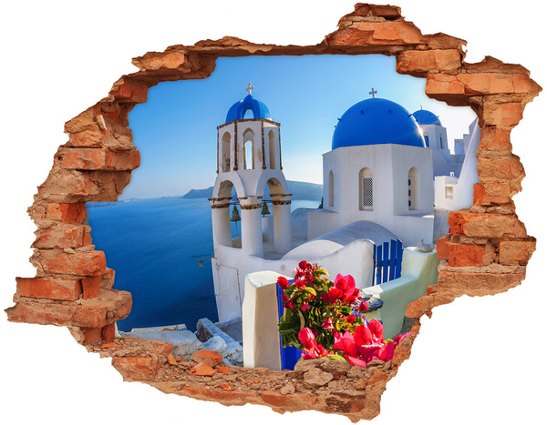 3d-s lyukat fali matrica Santorini, görögország