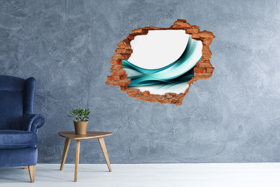 3d-s lyukat fali matrica Víz a beton repedéseiben