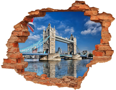 3d-s lyukat fali matrica Tower Bridge Londonban