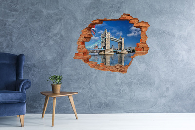 3d-s lyukat fali matrica Tower Bridge Londonban