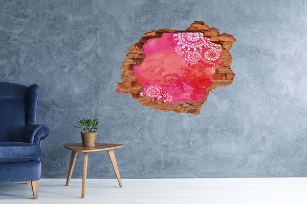 3d-s lyukat fali matrica Színes lyuk a falban