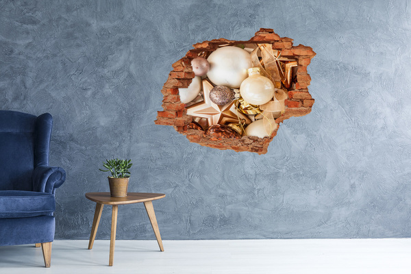 3d-s lyukat fali matrica Lyuk a falban karácsonyi díszek