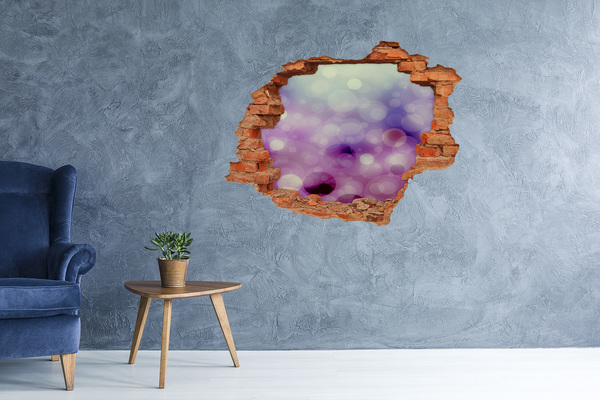 3d-s lyukat fali matrica Színes lyuk a falban