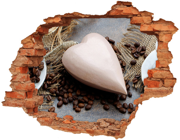 3d-s lyukat fali matrica Egy kávé oázis a romok között