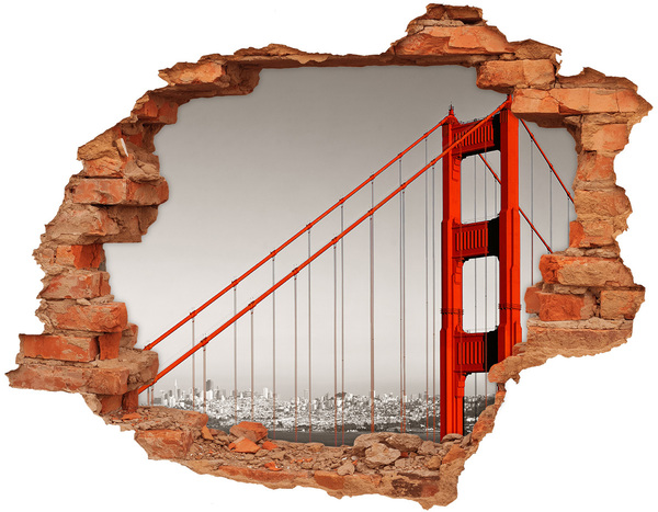 3d-s lyukat fali matrica Golden Gate híd San Franciscóban