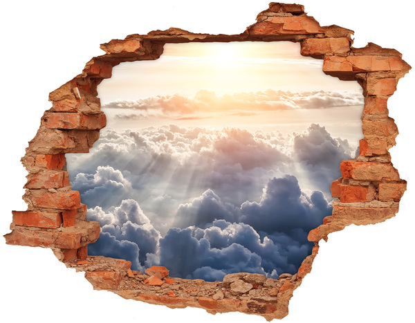 3d-s lyukat fali matrica Az ég tele van felhőkkel