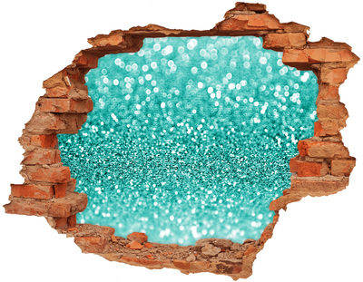 3d-s lyukat fali matrica Csillogó víz egy lyukban a falban