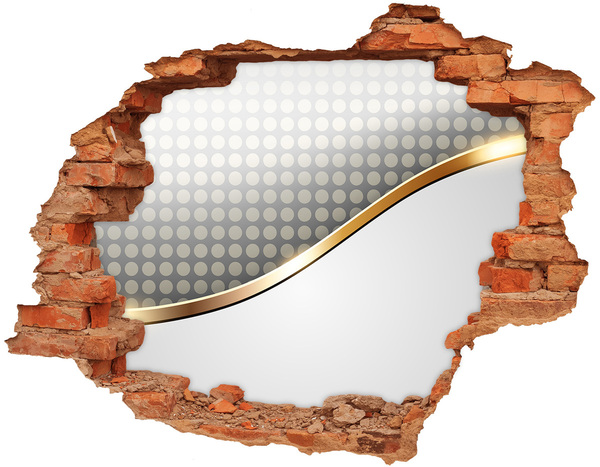 3d-s lyukat fali matrica Törött tükörfal