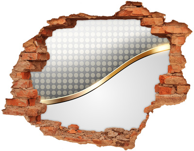 3d-s lyukat fali matrica Törött tükörfal