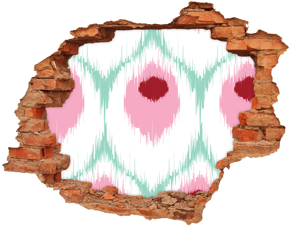 3d-s lyukat fali matrica Hang illúzió betonban