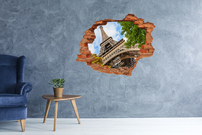 3d-s lyukat fali matrica Az Eiffel-torony Párizsban