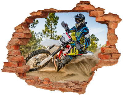 3d-s lyukat fali matrica Motocross akcióban