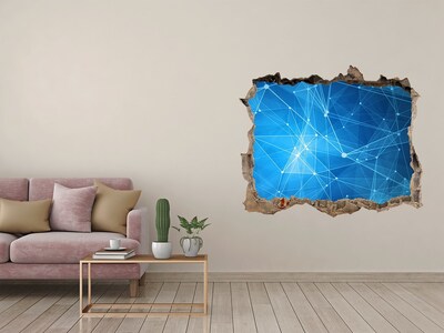 Fali matrica lyuk a falban Digitális tér a fal mögött