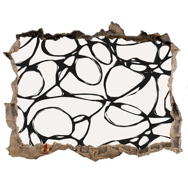 Fali matrica lyuk a falban Absztrakt minták a falon