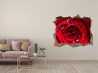 Fali matrica lyuk a falban Rózsa virág