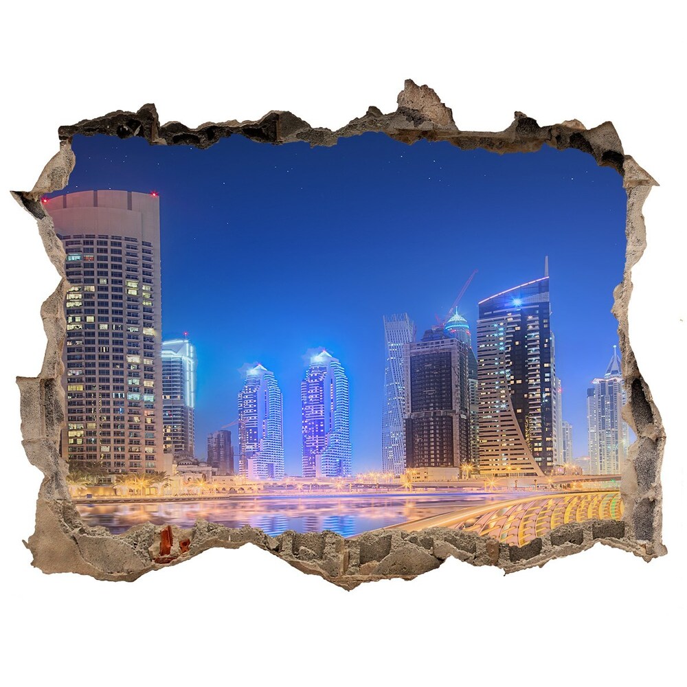 Fali matrica lyuk a falban Dubai