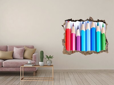 Fali matrica lyuk a falban A zsírkréták színes világa