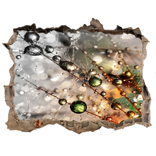 Fali matrica lyuk a falban Kristályszerkezet fényben