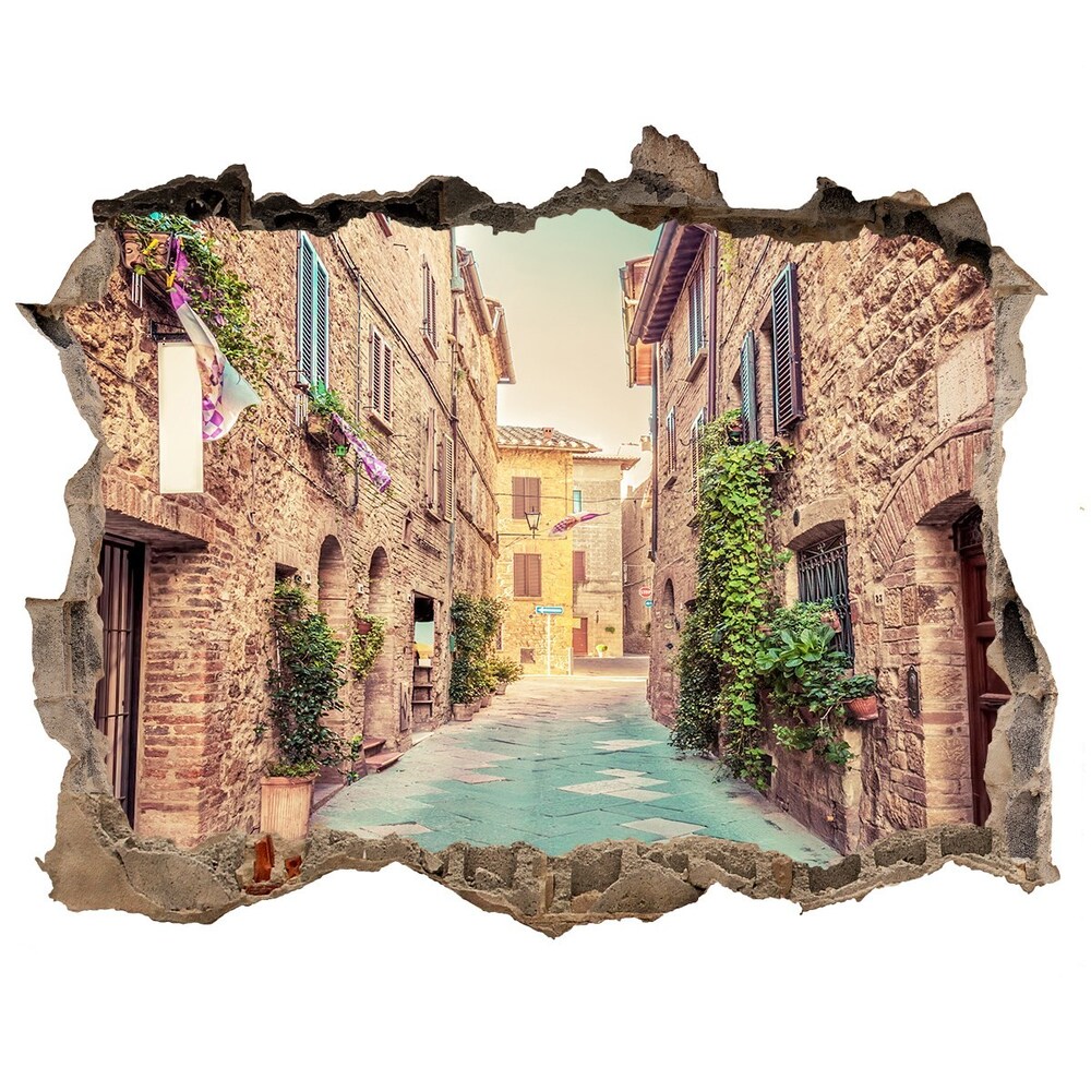 Fali matrica lyuk a falban Olasz utcákon