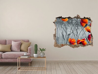 Fali matrica lyuk a falban Virágok betonban