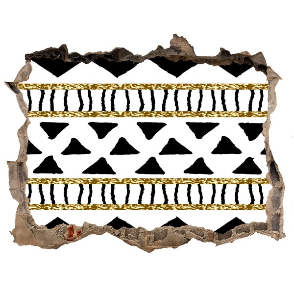 Fali matrica lyuk a falban Stilizált lyuk a falban