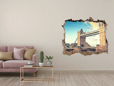 Fali matrica lyuk a falban Tower Bridge Londonban