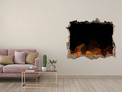 Fali matrica lyuk a falban A vulkán belseje