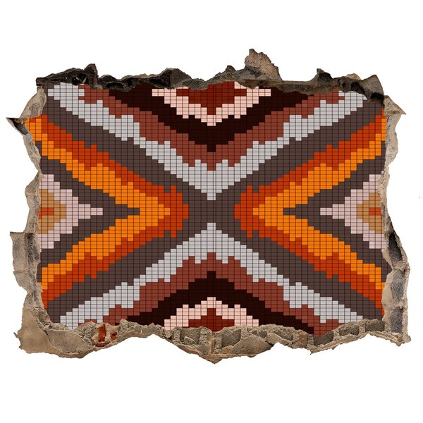 Fali matrica lyuk a falban Földszínű mozaikminták